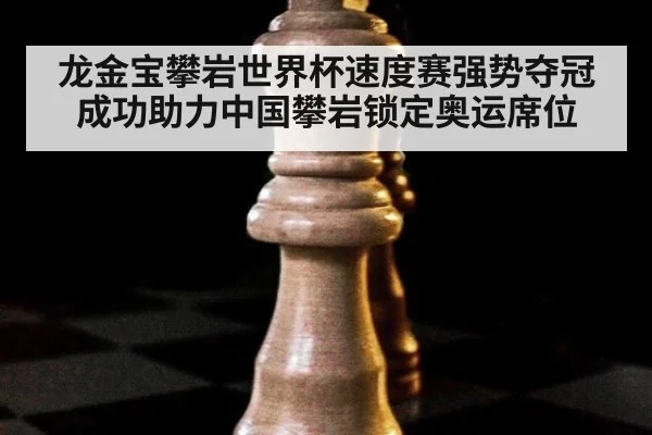 龙金宝攀岩世界杯速度赛强势夺冠成功助力中国攀岩锁定奥运席位